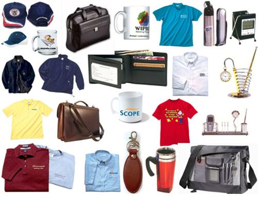 A basket of corporate gift items available