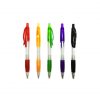 FG-111 Transparent Pen With Colored Grip And Clip