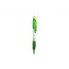 FG-111 Transparent Pen With Colored Grip And Clip