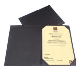 FG-256B Single Sided PU Certificate Holder