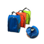 FG-382 600D Shoe Bag w/mesh knit & zipper on front