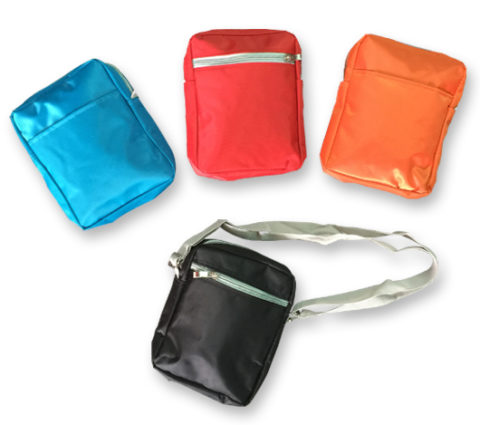 FG-819 Micro Fibre Sling Travel Pouch with 2 compartemnt