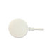 FG-95 18CM White PP Fan with handle