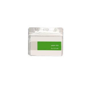 FG-60 PVC Translucent Card Holder With Zip Lock