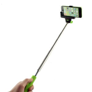 Monopod with built in shutter