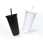 Personalised Plastic Tumbler with Cover & Straw
